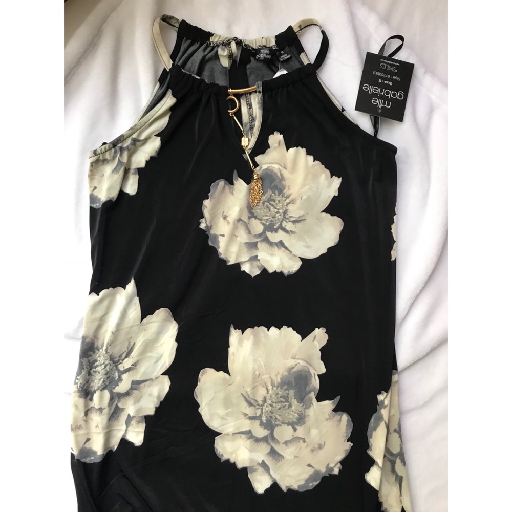 Black Floral Maxi Dress
